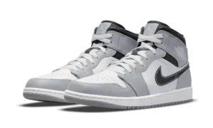 Air Jordan 1 Mid Light Smoke Grey Anthracite – Image 2